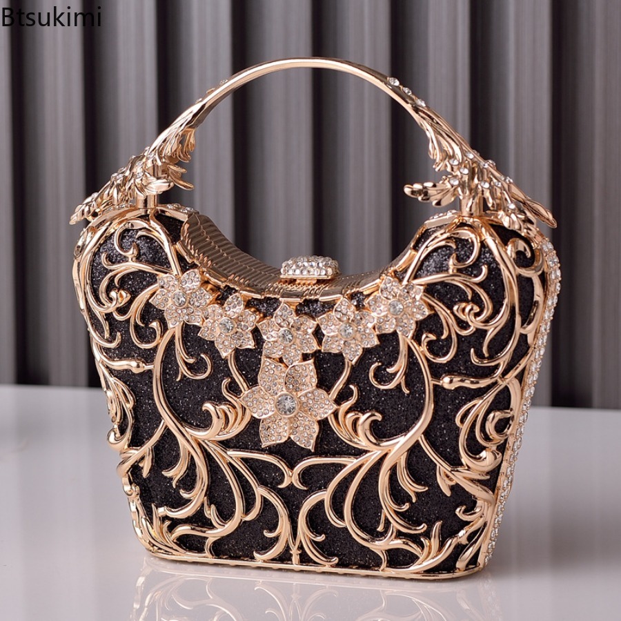 Clutch Bag Evening - Sacs de soirée en métal ajouré