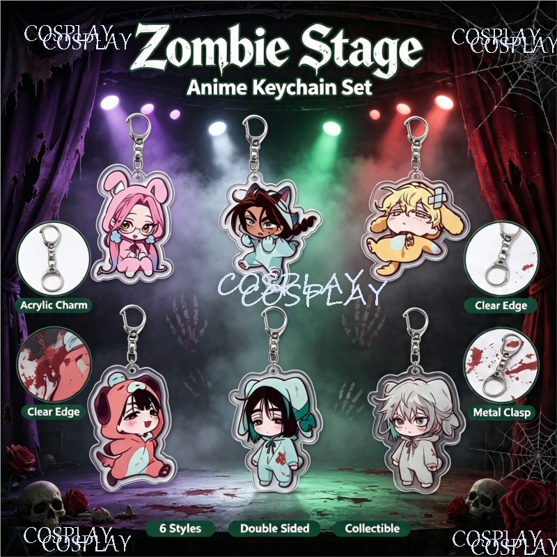 Women Bags Accessories - Porte-clés de mode Zombie Stage SUA
