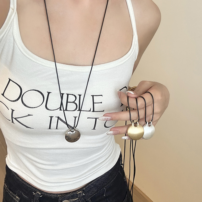 Women Bags Accessories - Collier long avec pendentif sac rond