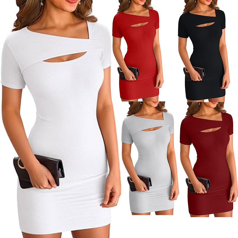 Women Bags Amazon - Robe Courte Sexy d'Été à Manches