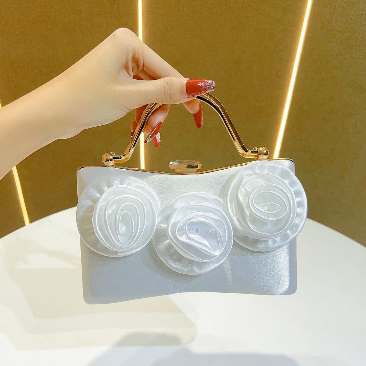 Pochette de soirée en soie pou - Women'S Bags New Look avis et prix
