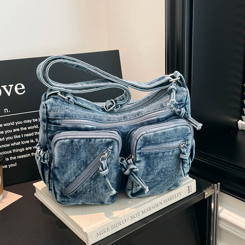 Sac à bandoulière en jean tend - Women Bags Zadig avis et prix