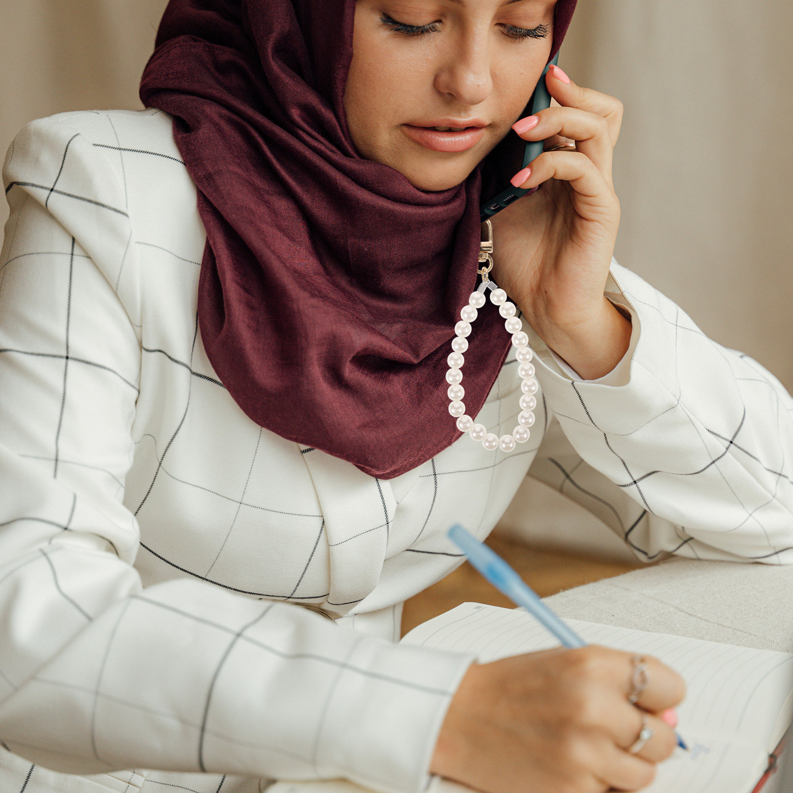 Sangle de téléphone ornée de p - Women Bags Accessories avis et prix