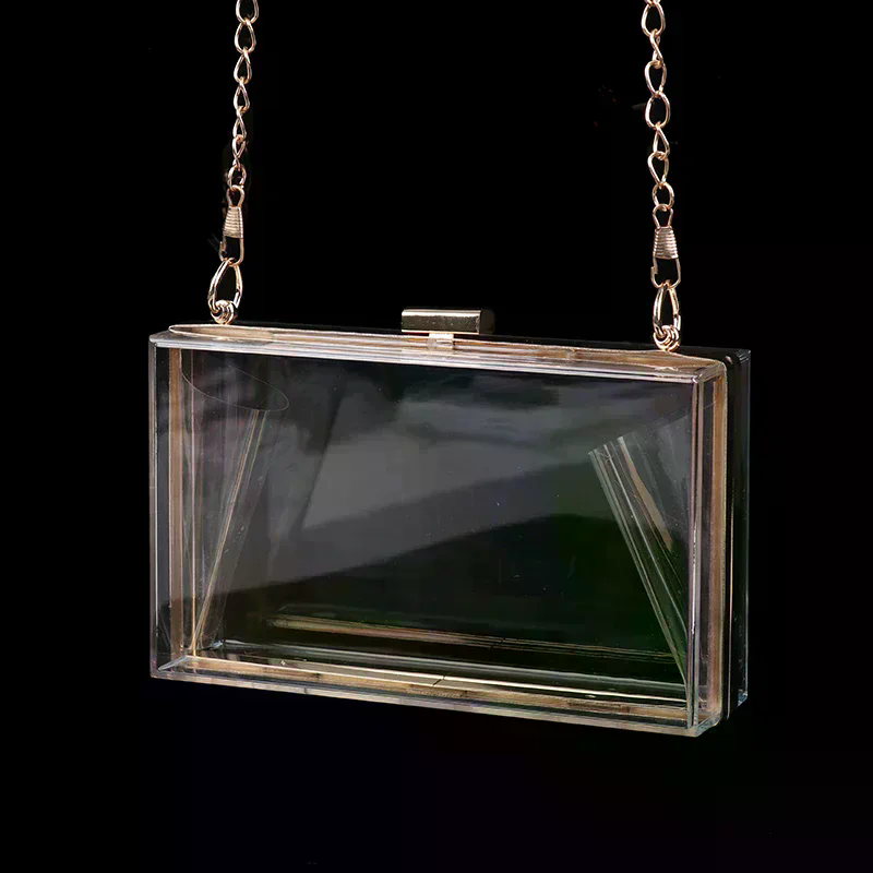 Sac à main en acrylique transp - Clutch Bag Evening avis et prix