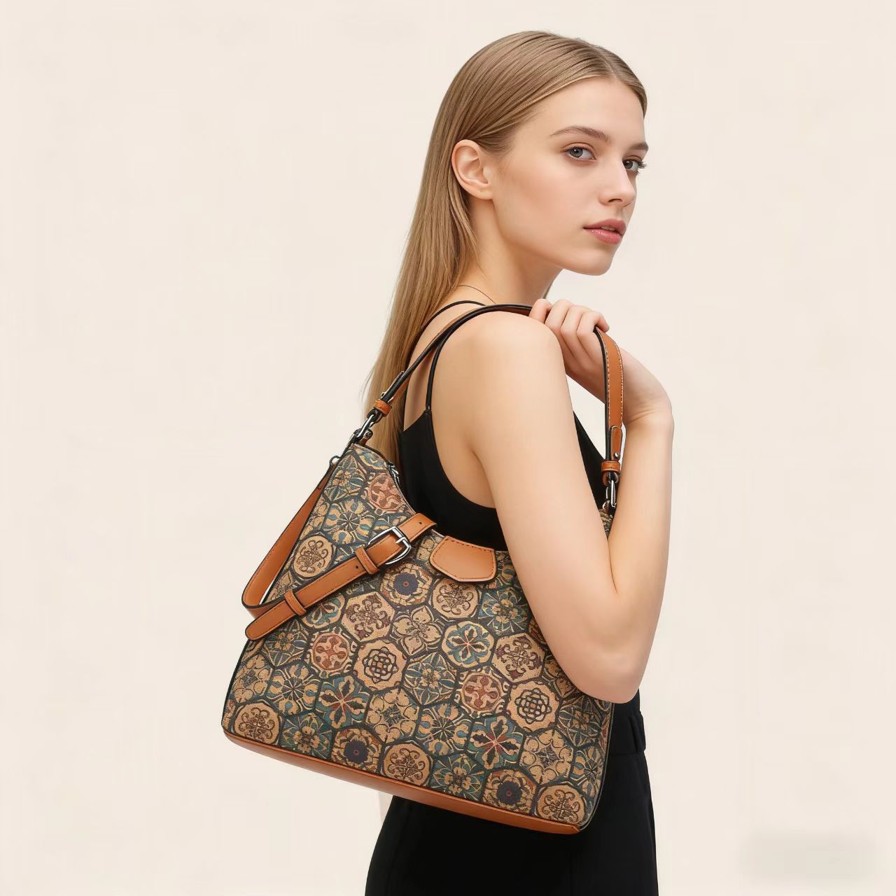 Sac à main en liège rétro à im - Women Bags Zadig avis et prix