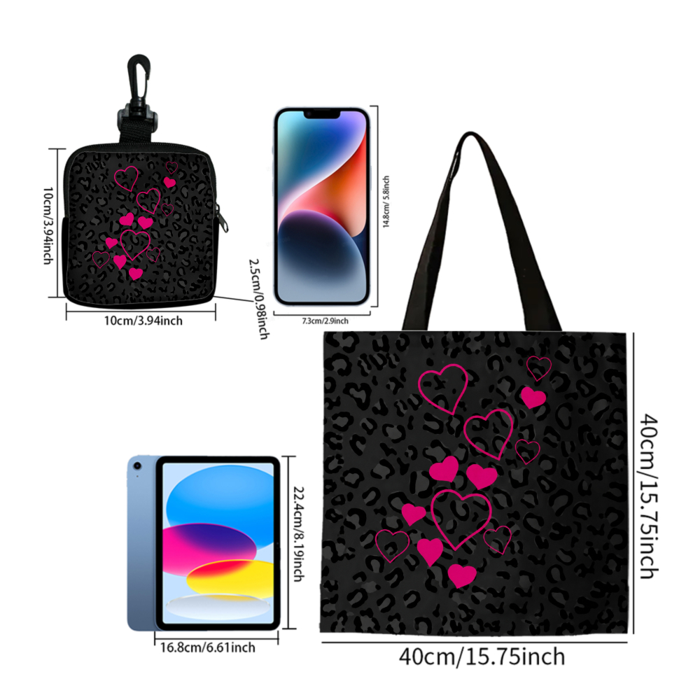 Sac fourre-tout noir à imprimé - Women Bags And Purses avis et prix